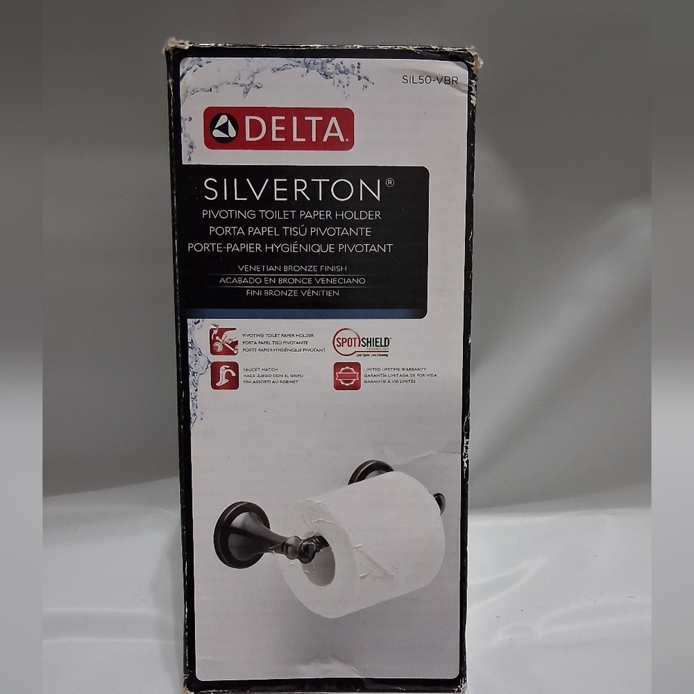 Delta Silverton Venetian Bronze Toilet Paper Holder